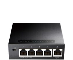 CUDY 5-Port Gigabit Ethernet Switch, 5 10/100/1000M RJ45 Ports, IGMP