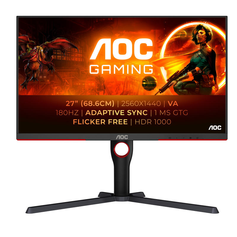17ffba5cd27d3fadaee16dee36f3ae9f.png Monitor Gaming AOC Q27G3XMN/BK, 27", 2560 x 1440 pixeli, Black, - imagine 1