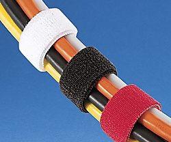 Banda Velcro organizare cabluri rack One-Wrap 38 mm, rola 25 m