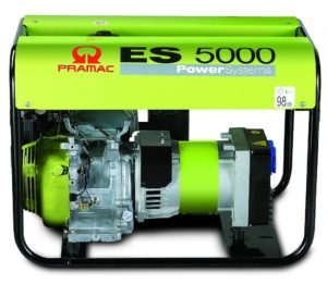 Generator de curent portabil Pramac ES5000, monofazat, motor Honda benzina