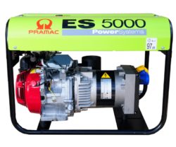 Generator de curent portabil Pramac ES5000, trifazat, motor Honda benzina