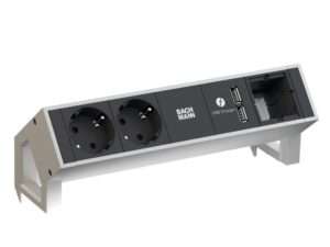 Priza Bachmann Desk 2, 2 x CEE7/3, 3 x USB, 1 x RJ45