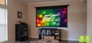 Ecran proiectie EliteScreens ELECTRIC110XH, marime vizibila 243 x 136 cm
