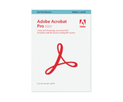 Adobe Acrobat Professional 2020 Win, macOS - Educationala, 1 utilizator, licenta perpetua