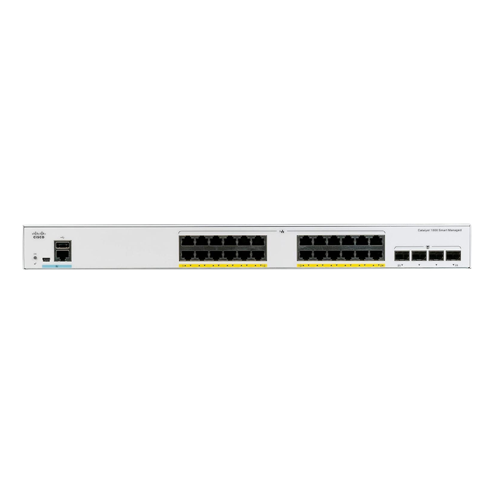 Switch Cisco Catalyst C1000-24T-4X-L, 24 porturi