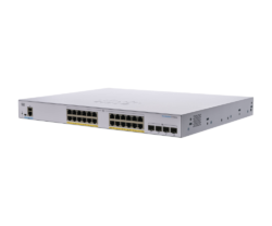 Smart Switch Cisco CBS250-24FP-4X, 24 porturi, PoE