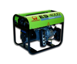 Generator de curent portabil Pramac ES4000 +AVR, monofazat, motor Honda benzina, pornire manuala