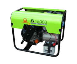 Generator de curent portabil Pramac S15000, monofazat, motor Lombardini, motorina, pornire electrica