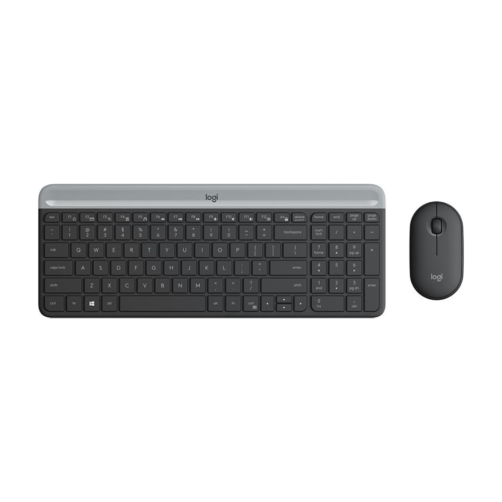 Kit Logitech MK470 Slim Wireless tastatura si mouse