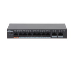 Switch PFS3010-8ET-96 Dahua, 10 porturi, Fast ethernet, PoE