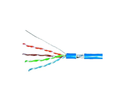 Cablu Schrack HSEKF424PP F/UTP Cat. 5e, PVC, 100 metri, Eca, albastru
