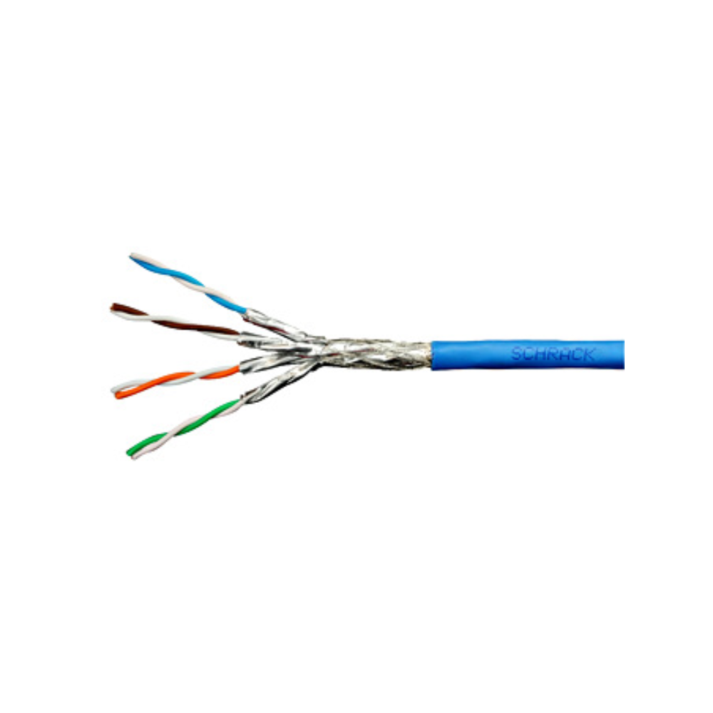Cablu Schrack HSEKP423HB S/FTP Cat. 7, LS0H, 100 metri, Dca, albastru