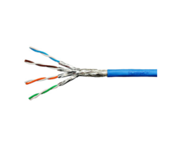 Cablu Schrack HSEKP423HP S/FTP Cat. 7, LS0H, rola 500 metri, Dca, 30%, albastru