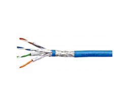 Cablu Schrack HSEKP423HQ S/FTP Cat. 7, LS0H, 100 metri, Dca, 30%, albastru