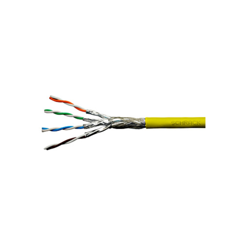Cablu Schrack HSEKP423HY S/FTP Cat. 7, LS0H, 100 metri, galben
