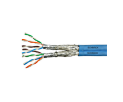 Cablu Schrack HSEKP822HB S/FTP Cat. 7A, LS0H-3, 100 metri, albastru