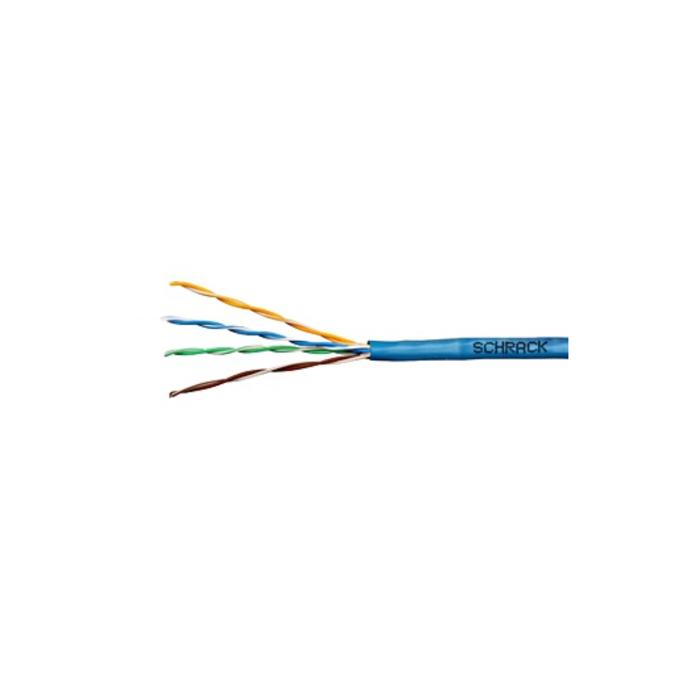 Cablu Schrack HSEKU423CB U/UTP Cat. 6, LS0H, 100 metri, Cca, albastru
