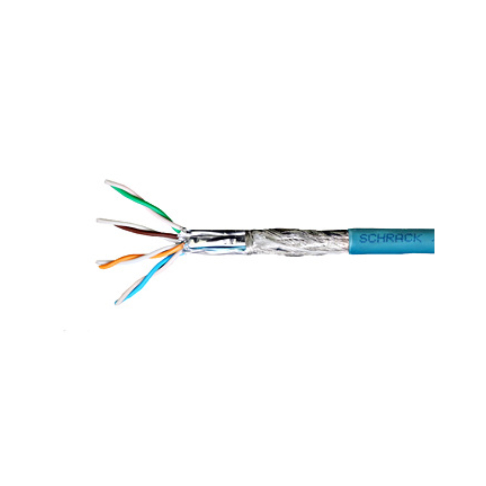 Cablu Schrack HVSKP423BA S/FTP C7, LS0H-3, 100 metri, B2ca, albastru