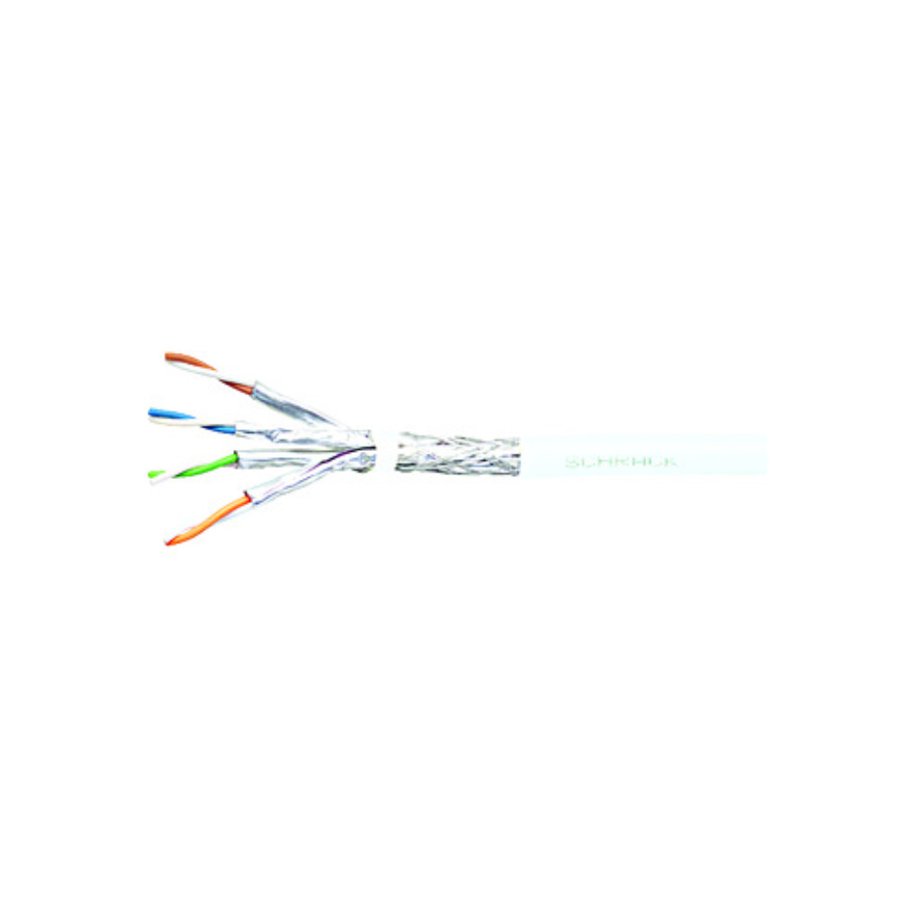 Cablu Schrack HVSKP423H0 S/FTP Cat. 7, LS0H, 100 metri, Dca, 40%, alb