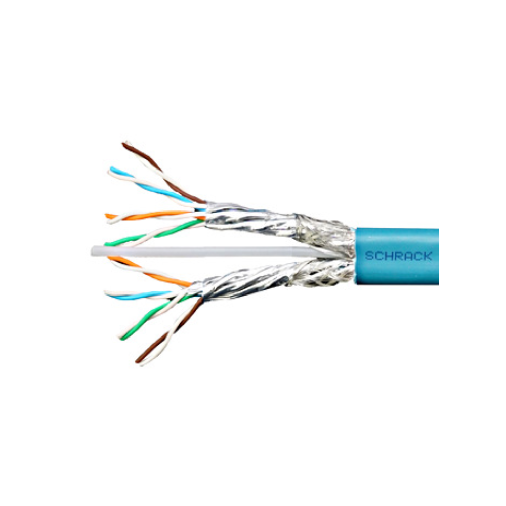 Cablu Schrack HVSKT823BA S/FTP C7, LS0H-3, 100 metri, B2ca, albastru
