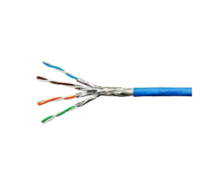 Cablu Schrack S/FTP Cat. 7, LS0H-3, rola 500 metri, Dca, 30%, albastru