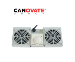 Tava rack Canovate CWA-X-2001, 19 inch, 1 ventilator, termostat