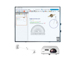 Pachet tabla interactiva Promethean ActivBoard 10 Touch, 78 inch + videoproiector Epson EB-530