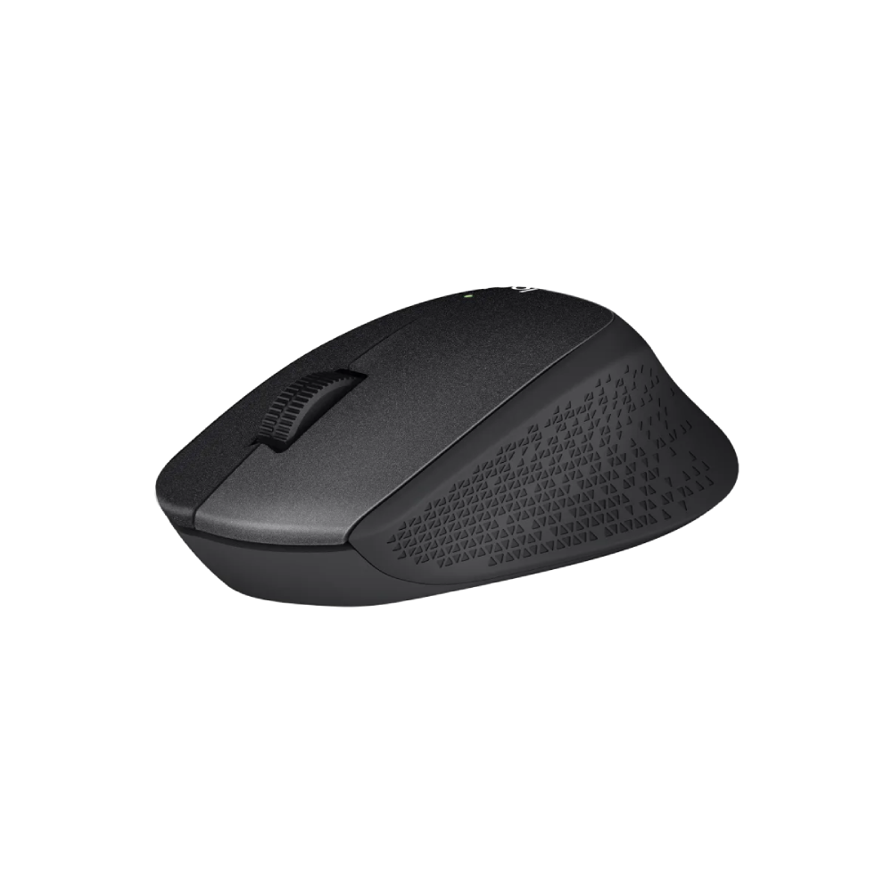 Mouse wireless Logitech M330 Silent Plus lateral negru