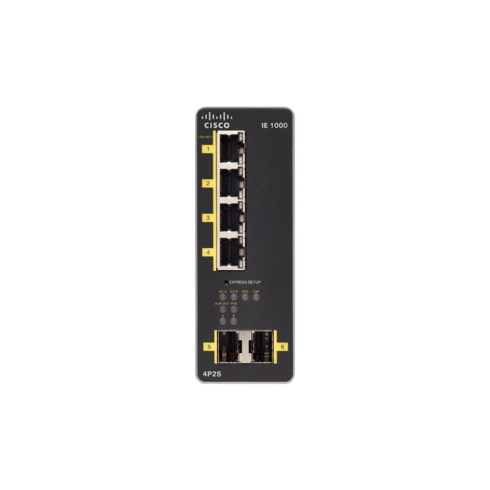Switch industrial Cisco IE-1000-4T1T-LM, 5 porturi