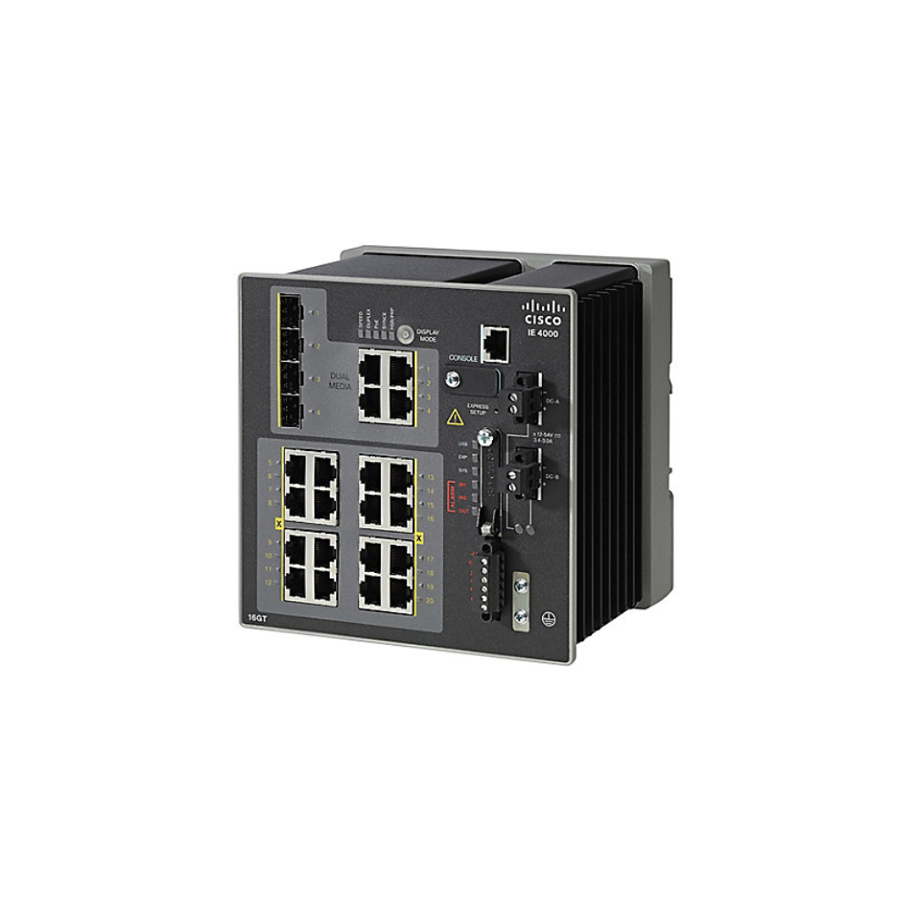 Switch industrial Cisco IE-4000-16T4G-E, Fast Ethernet