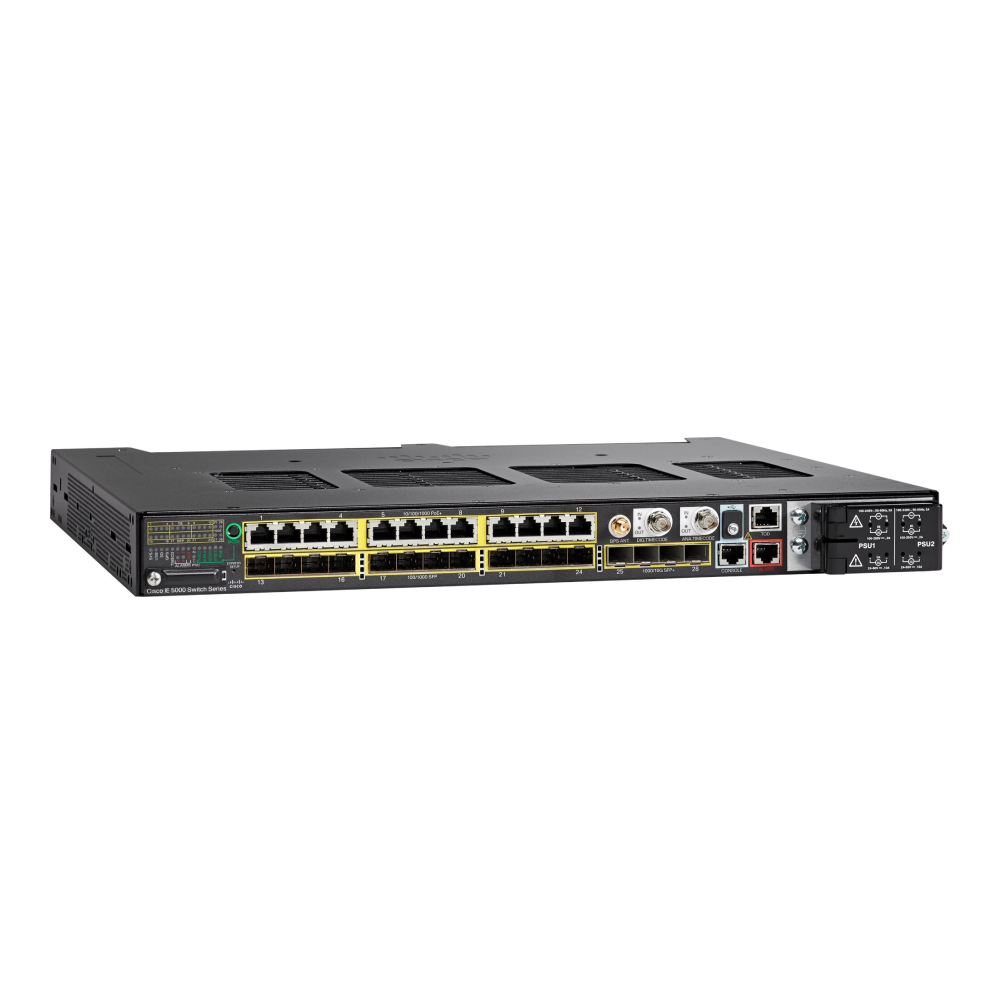 Switch industrial Cisco IE-5000-12S12P-10G, 28 de porturi, PoE