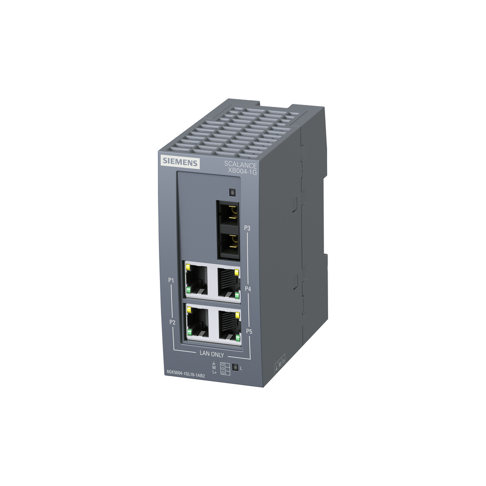 Switch industrial Siemens Scalance XB004-1LDG, 4 porturi, fara management, 6GK5004-1GM10-1AB2