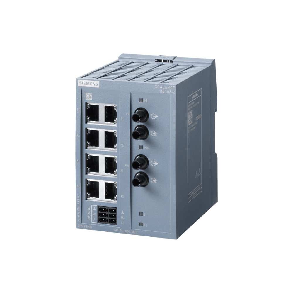 Switch industrial Siemens Scalance XB108-2, 8 porturi, fara management, 6GK5108-2BB00-2AB2