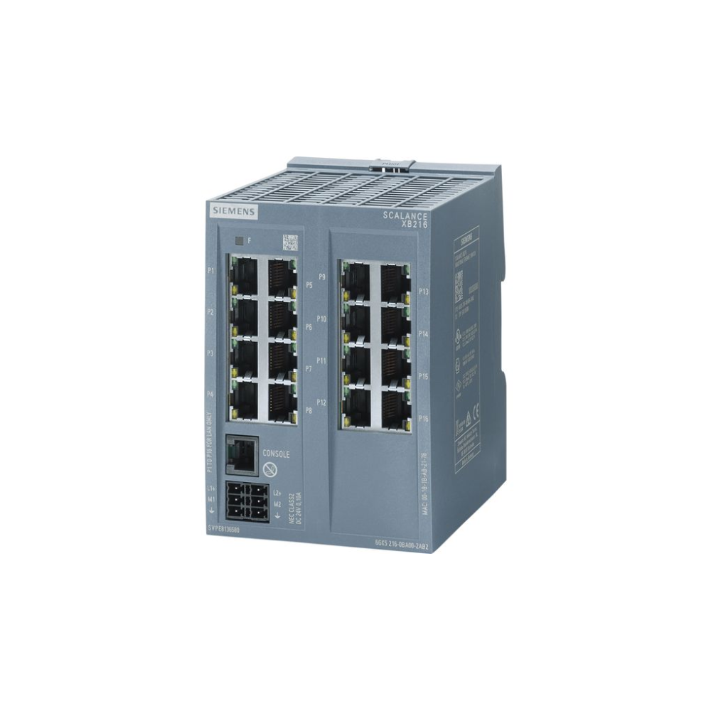 Switch industrial Siemens Scalance XB216, Layer 2, 16 porturi, 6GK5216-0BA00-2TB2