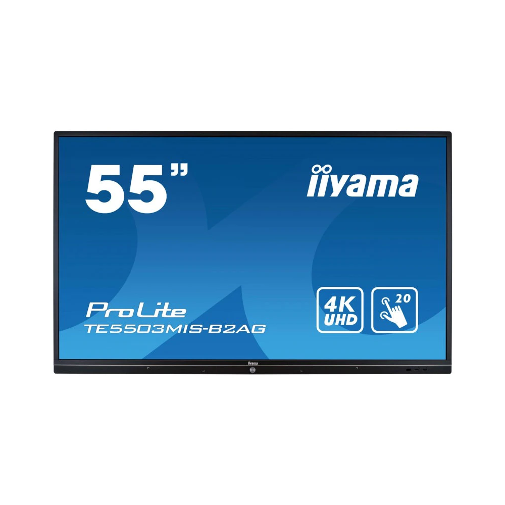 Display Interactiv Touchscreen Iiyama TE5503MIS-B2AG, 55 inch, 4K UHD, IPS Direct LED