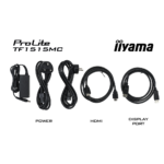 Monitor POS touchscreen Iiyama ProLite TF1534MC-B7X, 15 inch, LED - Cabluri