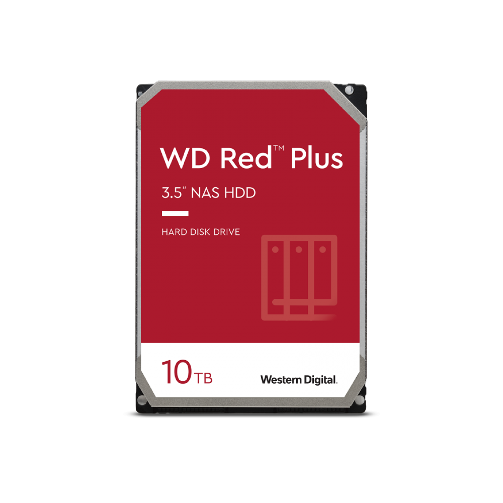 HDD WD Red Plus NAS, 10 TB, 256 MB, 3.5 inch, WD101EFBX