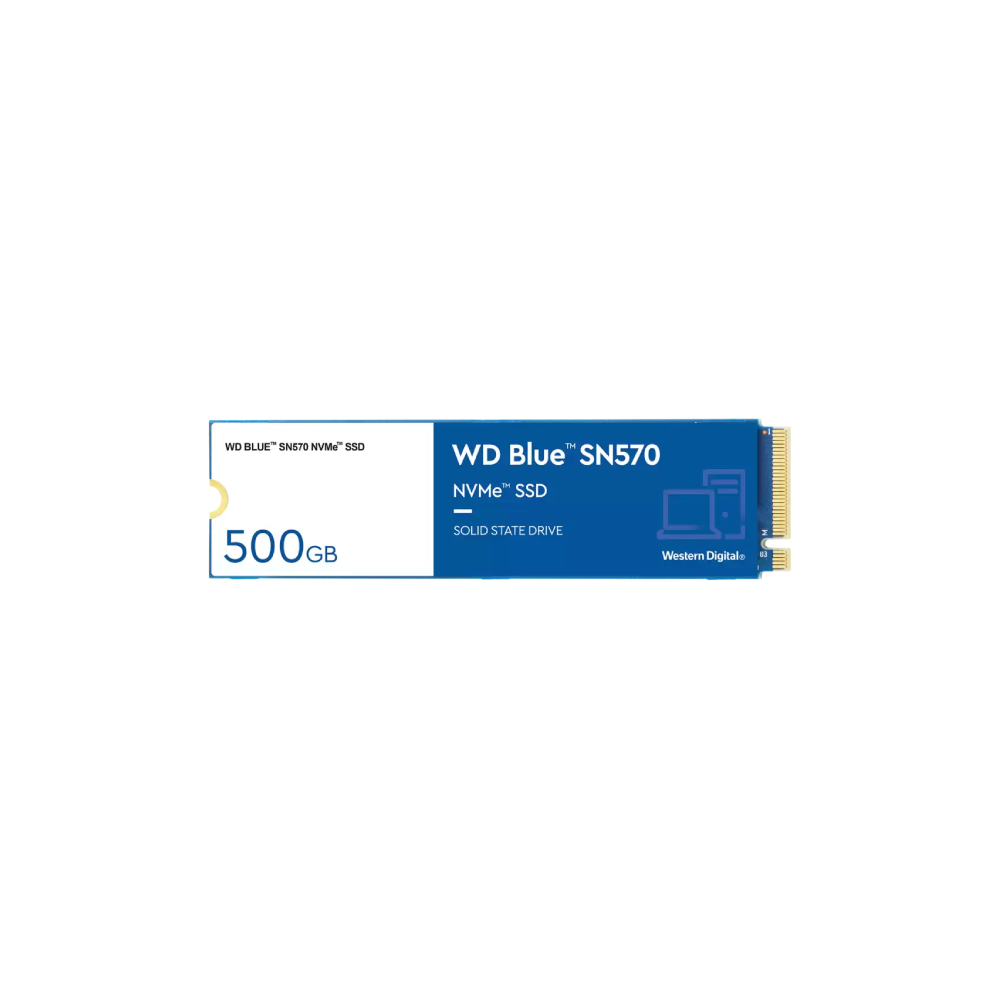 SSD intern WD Blue SN570, 500 GB, M2, WDS500G3B0C
