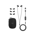 Casti Logitech Zone Wired Earbuds, 981-001009 - continut pachet