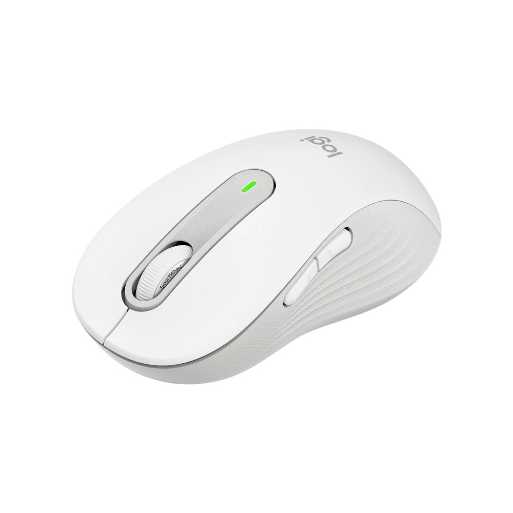 Mouse wireless Logitech Signature M650 L, Alb