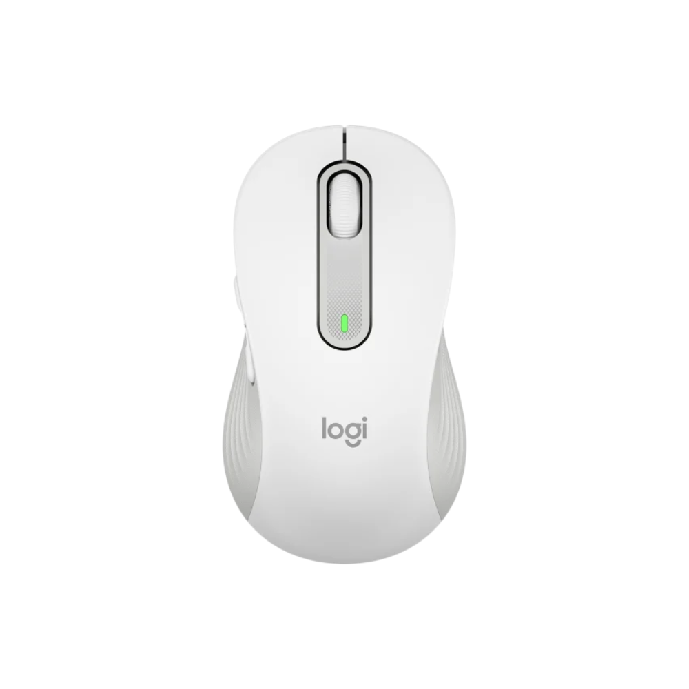 Mouse wireless Logitech Signature M650 L, Alb, 400 dpi, 910-006238