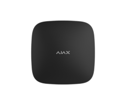 Centrala alarma Wireless AJAX Hub Plus, 2 x SIM, 3G2G, Ethernet, Wi-Fi, Negru