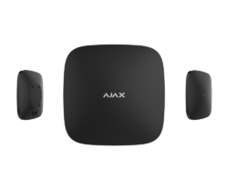 Centrala alarma Wireless AJAX Hub Plus, 2 x SIM, 3G2G, Ethernet, Wi-Fi, Negru