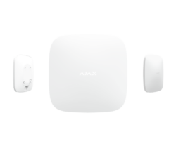 Centrala alarma Wireless AJAX Hub, SIM, 2G, Ethernet, Alb