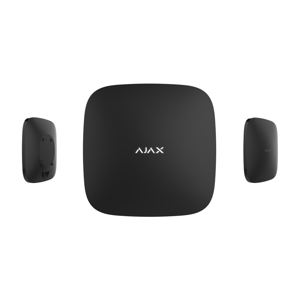 Centrala alarma wireless AJAX Hub 2 Plus, 2 x SIM, 4G3G2G, Ethernet, Negru