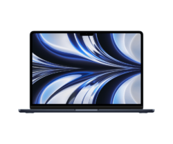 Laptop Apple MacBook Air, 13.6 inch, Apple M2, Liquid Retina, 8 GB RAM, 512 GB SSD, Midnight, mly43zea, INT KB
