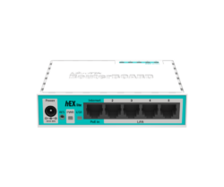 Router MikroTik hEX Lite, 5 x Fast Ethernet, 64 MB RAM, RB750r2