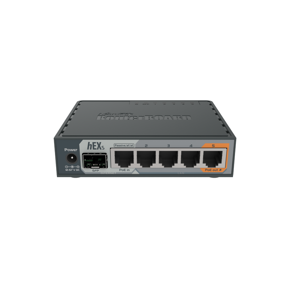 Router Mikrotik hEX S, 5 x Gigabit, 1 x SFP, PoE, RB760iGS