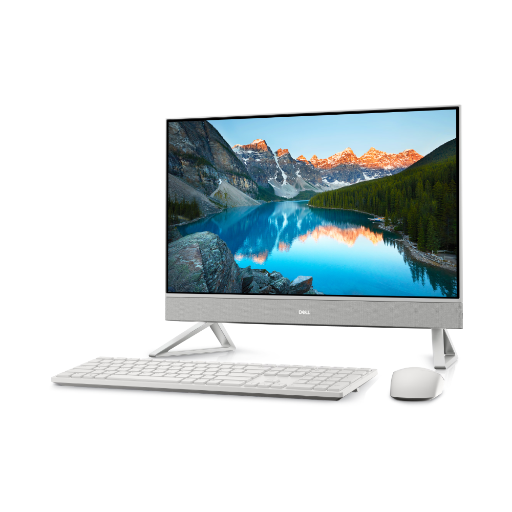 Sistem PC All-in-one Dell Inspiron 5415, 24 inch, Full HD, AMD Ryzen (TM) 3 5425U, 8 GB RAM, 256 GB SSD