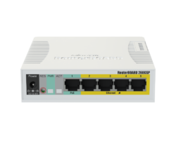 Smart Switch Mikrotik CSS106-1G-4P-1S, 5 x Gigabit PoE, SFP